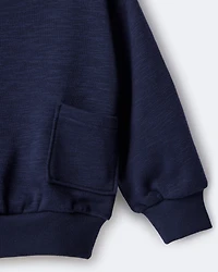 Toddler Otter Sweatshirt™ with Pockets- Navy