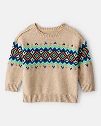 Baby Boy Sweater - Tan