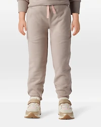 Toddler Girl Cotton Joggers - Brown