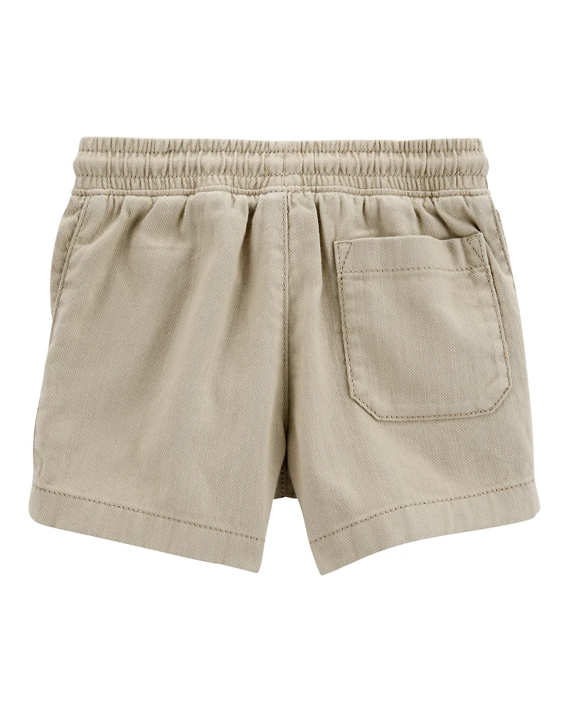 Baby Pull-On Twill Shorts