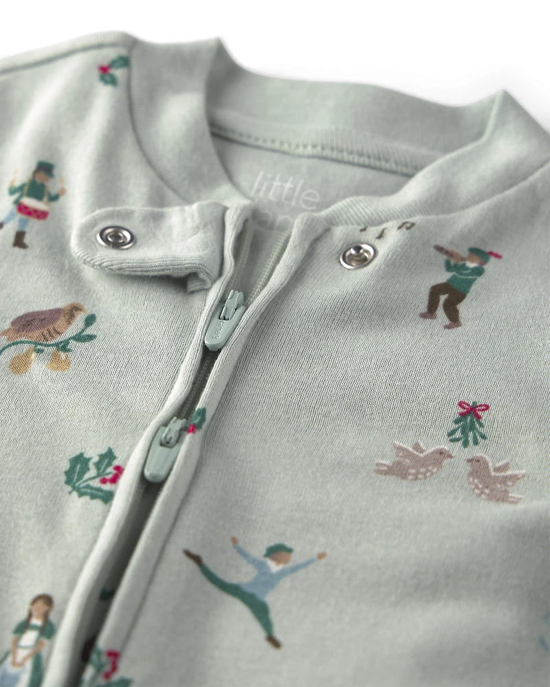 Baby Organic Cotton Sleeper 12 Days of Christmas