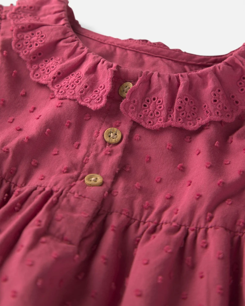 Baby Girl Organic Cotton Prairie Bubble