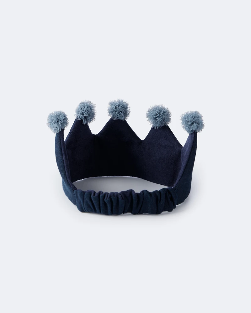 Toddler Crown Party Hat - Navy