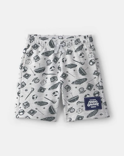 Boys Nintendo Super Mario Shorts - Grey