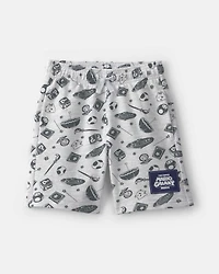 Boys Nintendo Super Mario Shorts - Grey