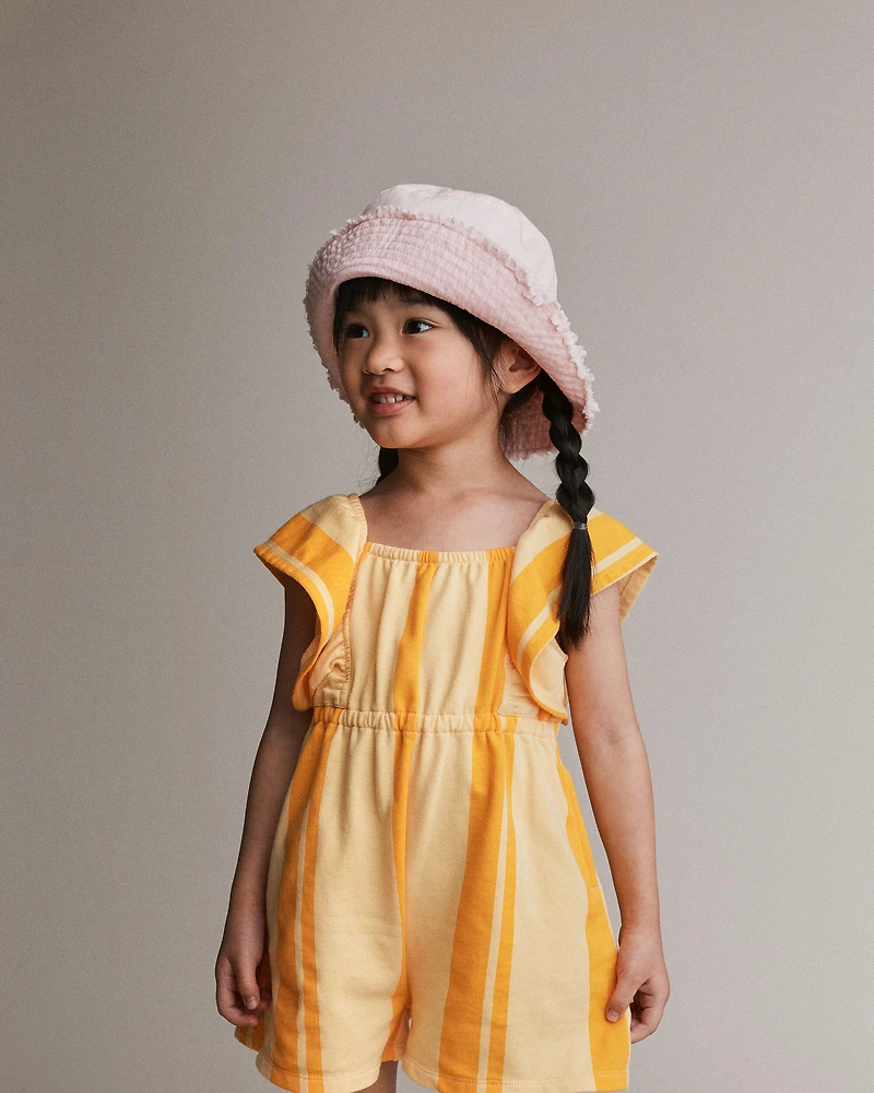 Toddler Girl Bucket Hat - Rose