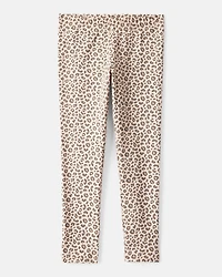 Girls Leopard Print Leggings