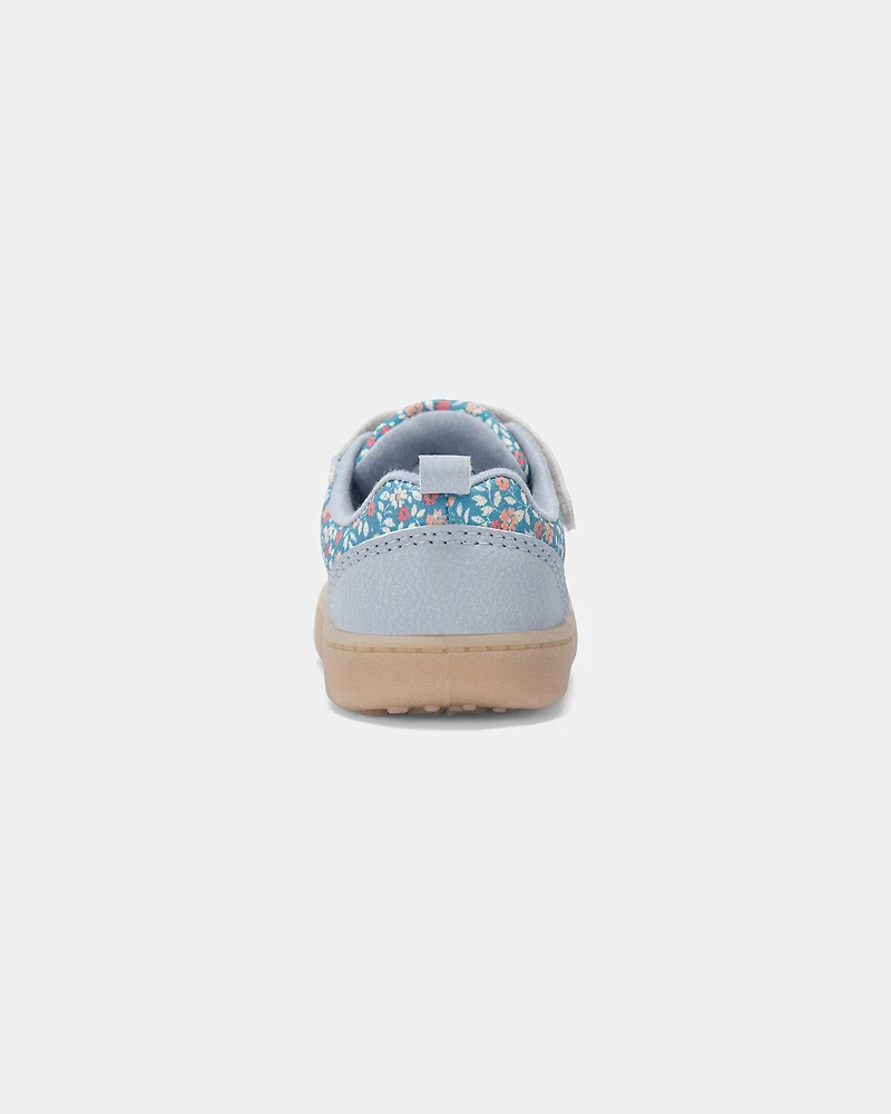 Baby Girl Every Step® First Walker Floral Casual Shoes - Blue