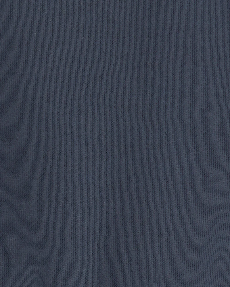 Baby 2-Piece Organic Cotton Pullover & Short Set Navy