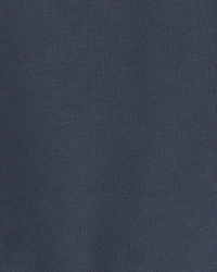 Baby 2-Piece Organic Cotton Pullover & Short Set Navy