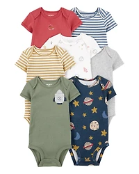 Baby Boy 7-Pack Short-Sleeve Original Bodysuits