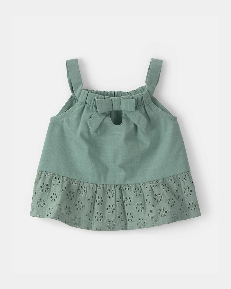 Baby Girl 2-Piece Tank Top & Short Set