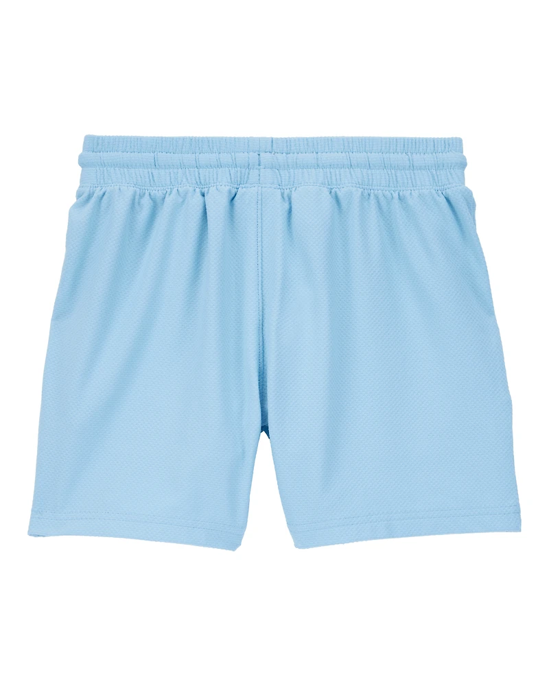Boys Solid Woven Shorts