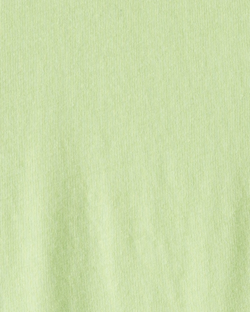 Boys Solid Pocket Long-Sleeve Tee - Green