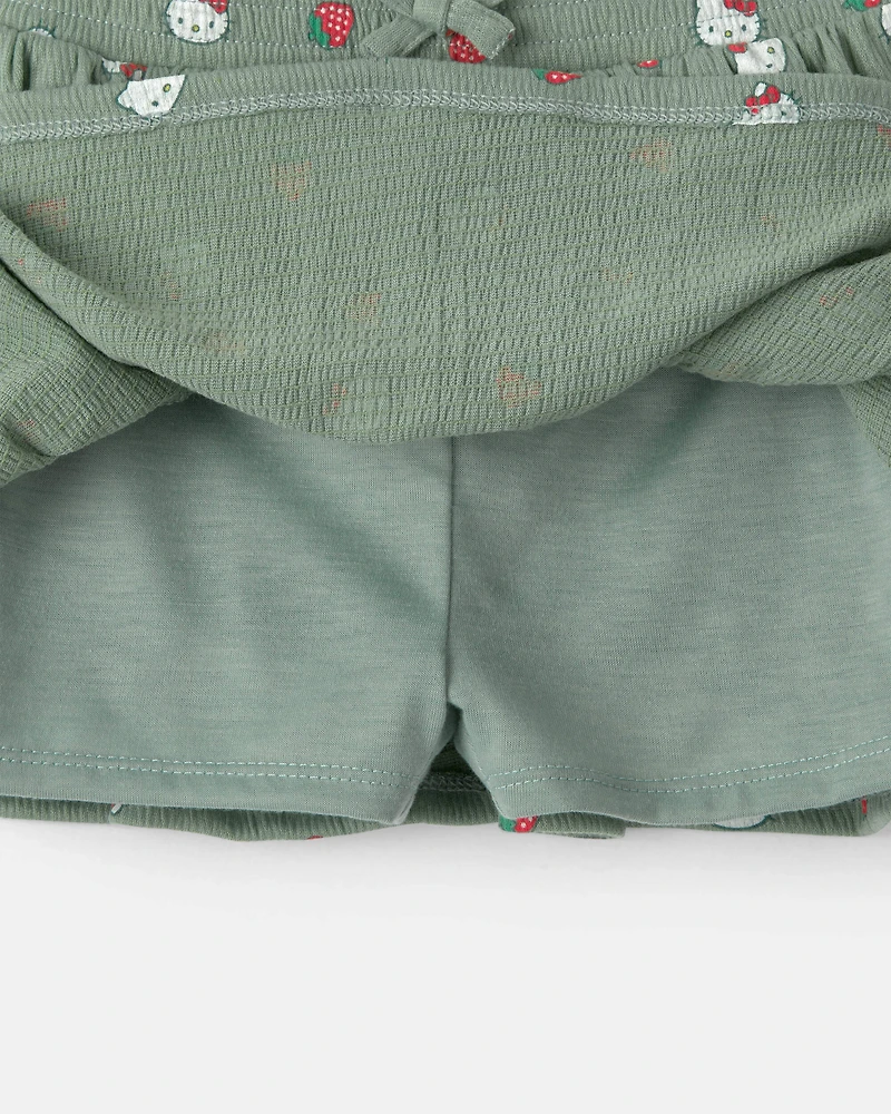 Baby Girl 2-Piece Hello Kitty® Top & Skort Set