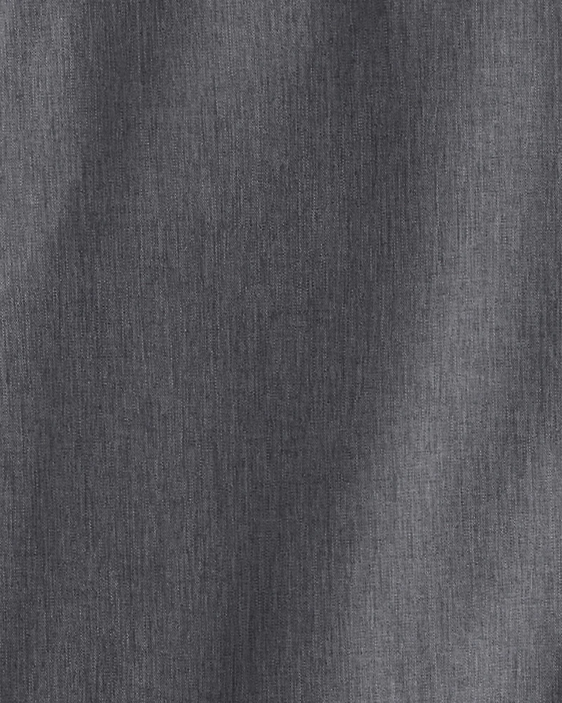 Boys Active Hooded Zip-Up Jacket - Grey