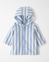 Baby Organic Cotton Cover Up Stripes