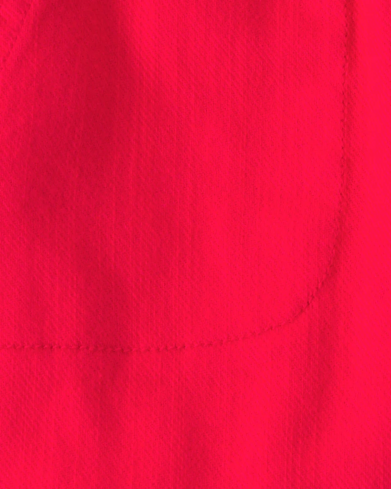 Toddler Boy Twill Shorts - Red