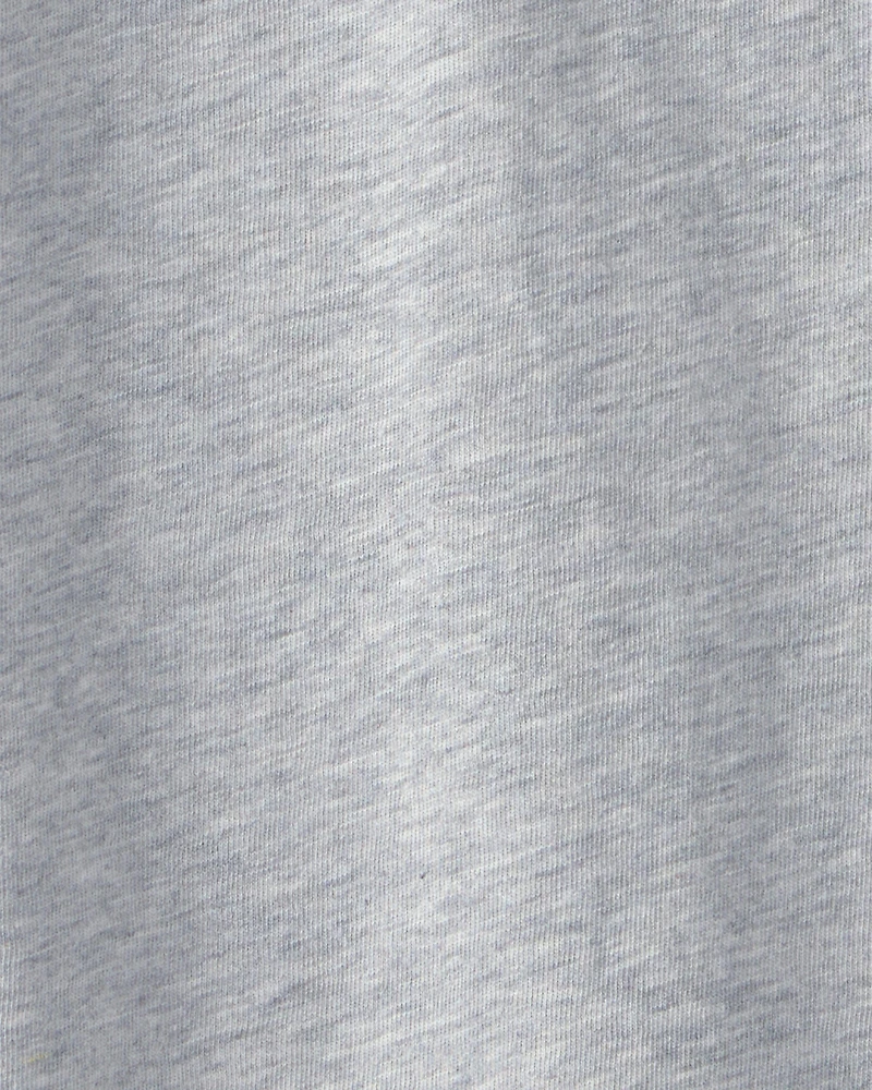 Boys Solid Henley T-Shirt - Grey