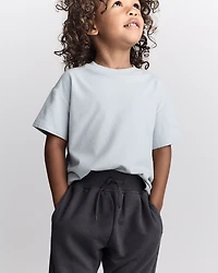 Toddler Short-Sleeve Relaxed Graphic Tee - Light Blue