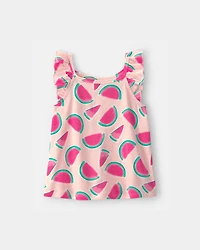 Toddler Girl Watermelon Tank Top - Pink