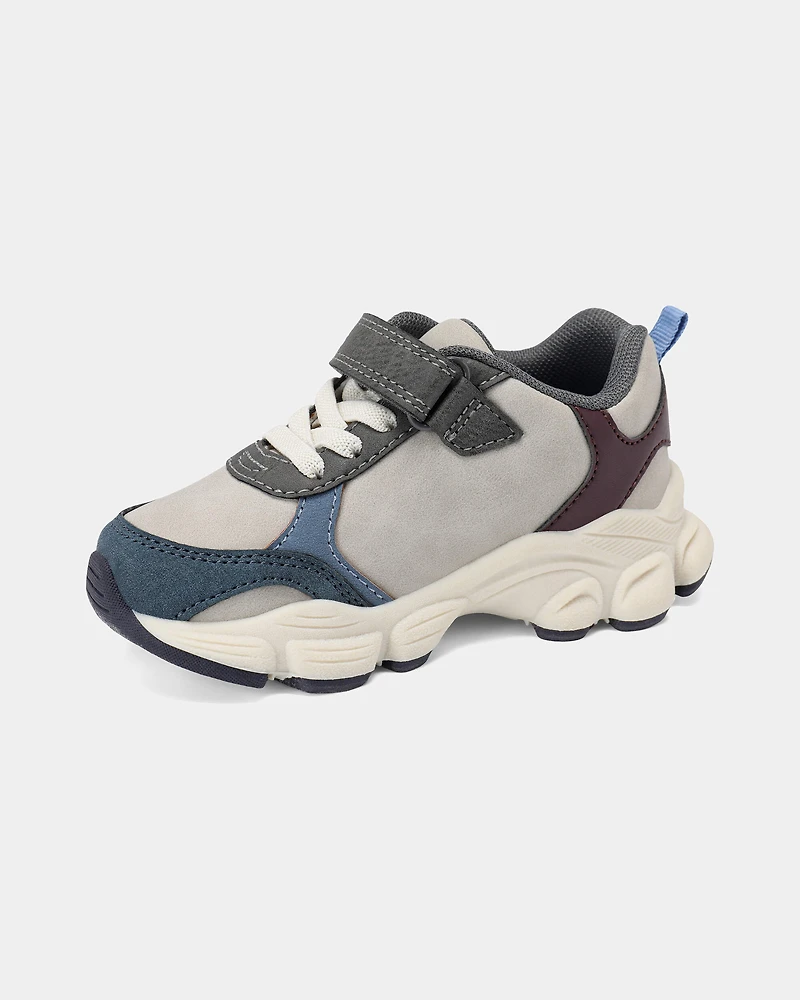 Toddler Boy Athletic Sneakers - Blue/Grey