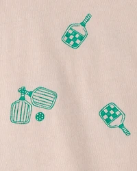 Baby Pickleball T-Shirt - Brown