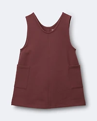 Toddler Girl Otter Pocket Jumper - Burgundy