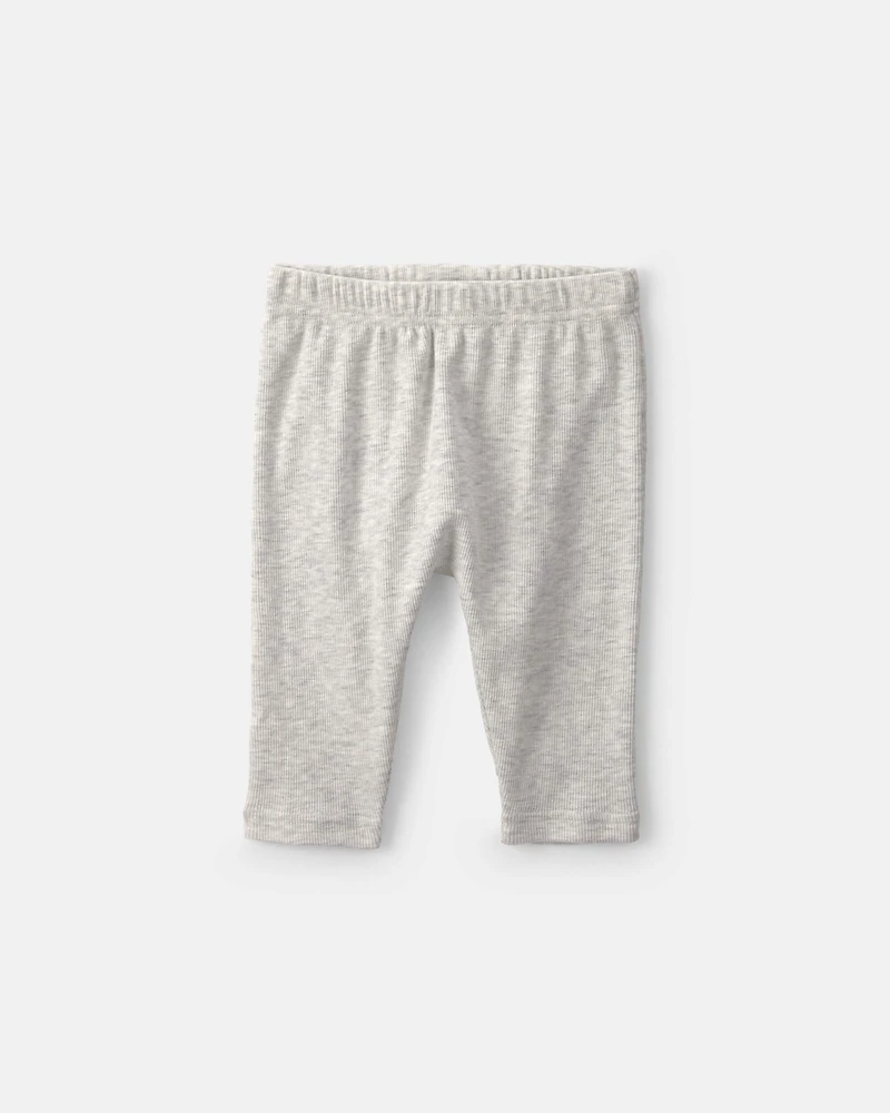 Baby 2-Piece 'Tiny Turkey' French Terry Long-Sleeve Top & Pant Set - Grey