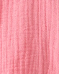 Toddler Girl Organic Cotton Gauze Button-Down Top