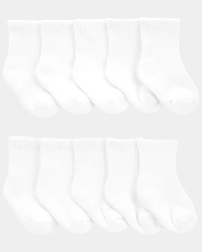 Baby Boy 10-Pack Crew Socks