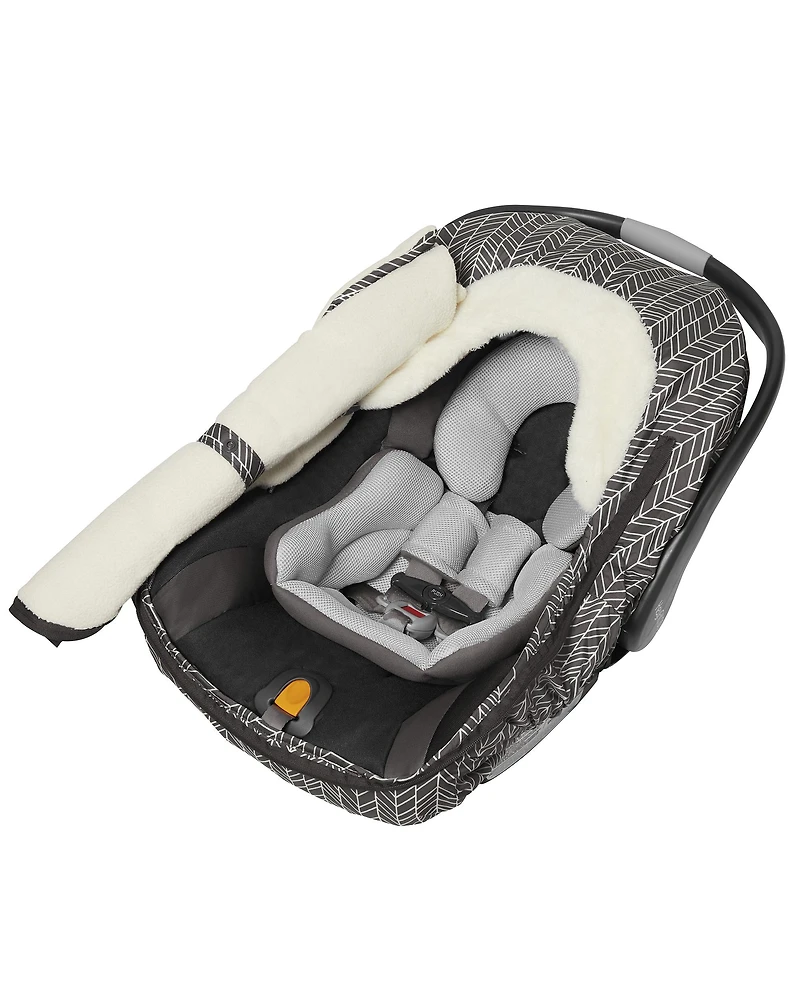 STROLL & GO Car Seat Cover - Grey Feather