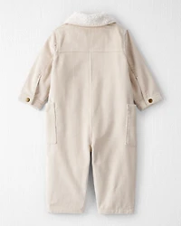 Baby Organic Cotton Corduroy Romper