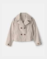 Girls Trench Jacket - Tan