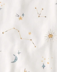 Baby 2-Pack Constellation PurelySoft Sleeper Gowns - Yellow/Ivory