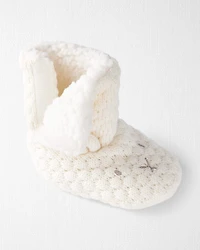 Baby Organic Cotton Sweater Knit Booties
