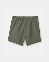 Toddler Boy Canvas Shorts - Green