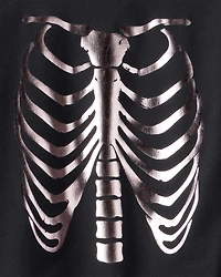 Boys Skeleton Long-Sleeve Graphic Tee