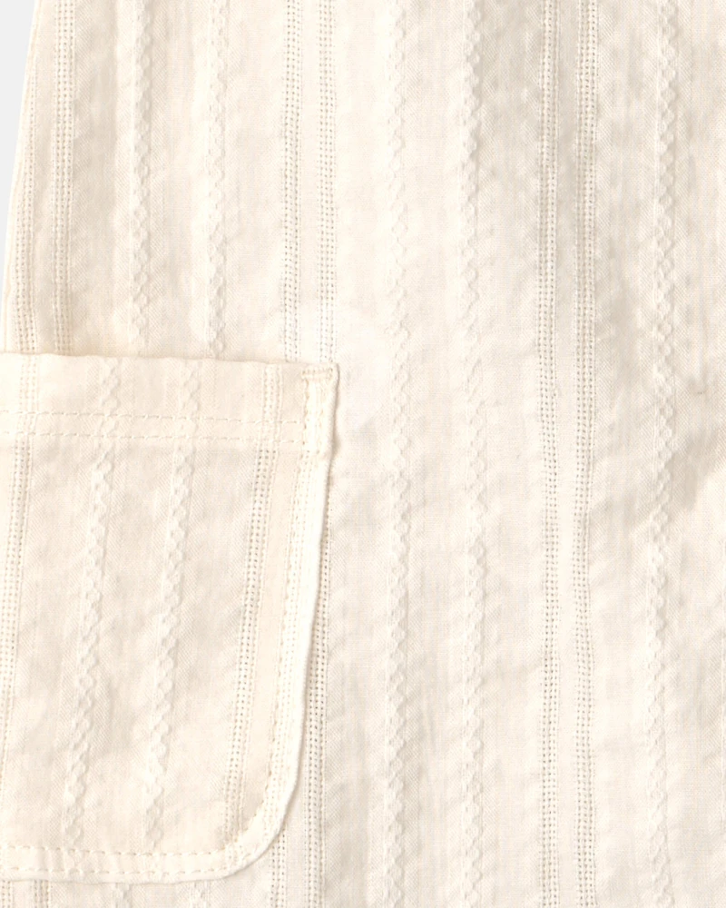 Baby Solid Romper - Ivory