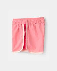 Baby Girl Colourblock Active Shorts - Pink