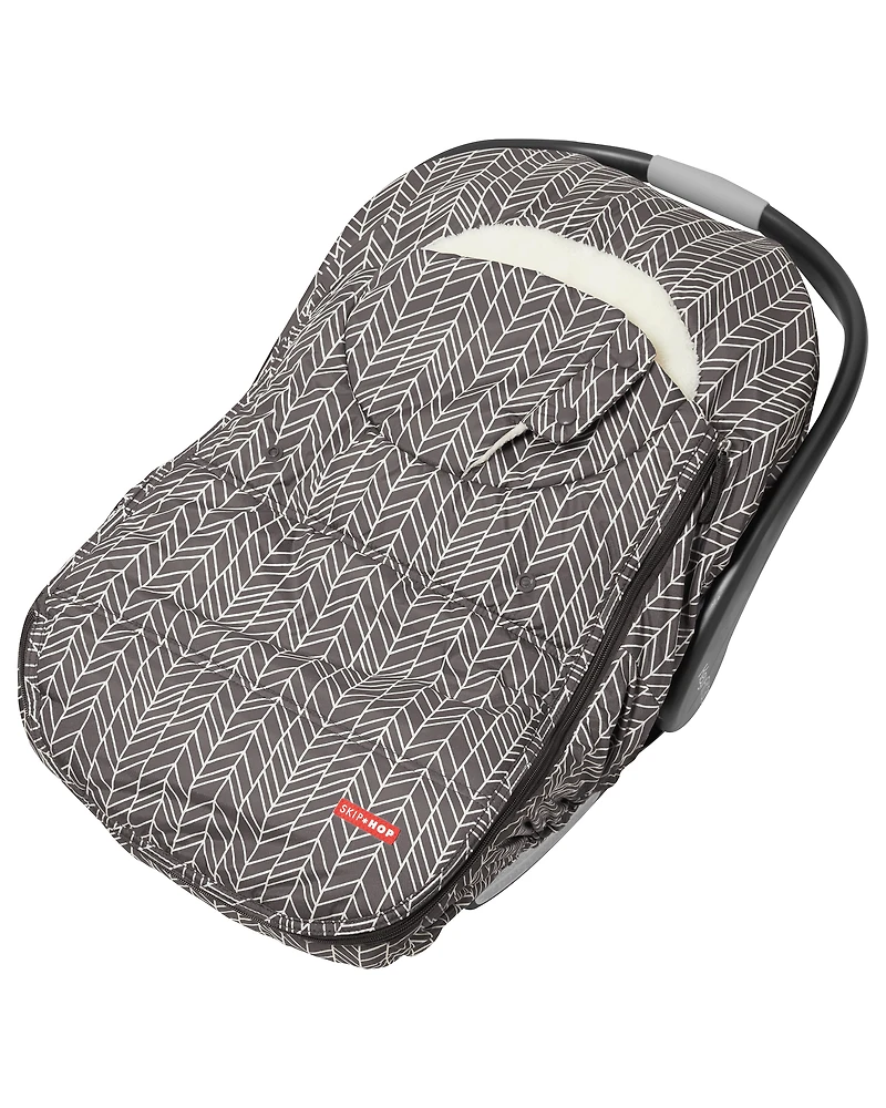 STROLL & GO Car Seat Cover - Grey Feather