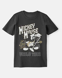 Boys Disney© Mickey Mouse Short-Sleeve Graphic Tee - Black