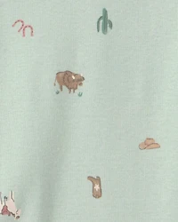 Baby Girl 5-Pack Western Multipack Bodysuits