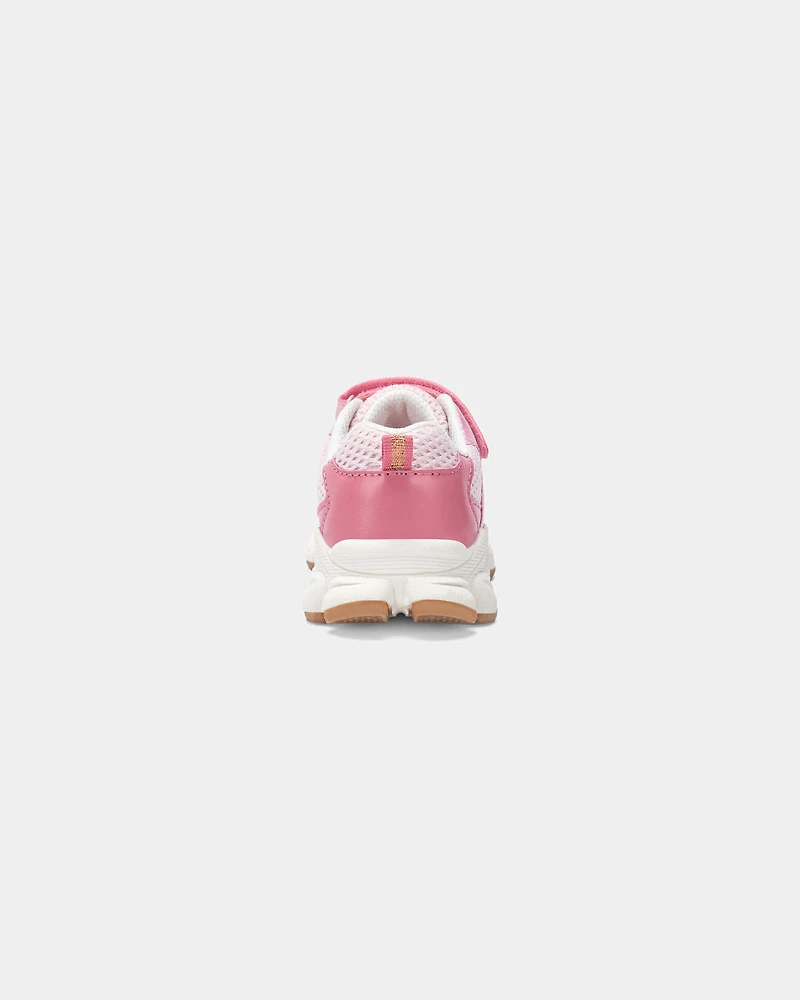Toddler Girl Metallic Athletic Shoes - Pink
