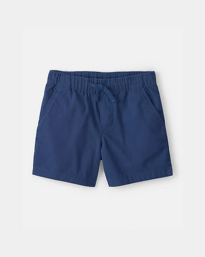 Toddler Boy Canvas Shorts - Blue