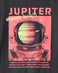 Boys Planet Long-Sleeve Graphic Tee - Black