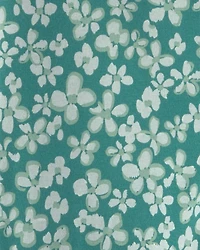 Girls Floral Cotton Pull-On Stretch Flare Leggings - Green