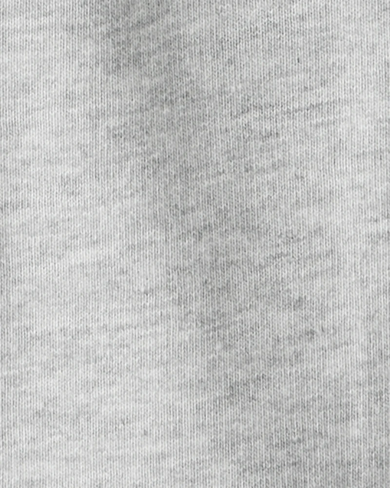 Baby Boy 3-Piece Quilted Vest Outfit Set - Grey/Black