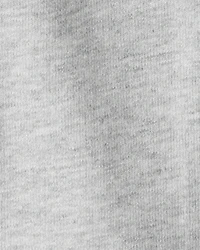 Baby Boy 3-Piece Quilted Vest Outfit Set - Grey/Black