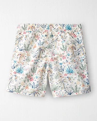 Boys Recycled Swim Trunks Tropical Paradise Print